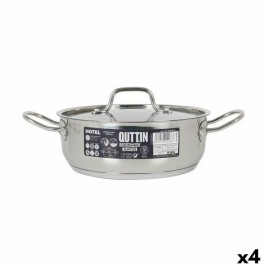 Касерола с Капак Quttin Hotel ø 22 x 8 cm Стомана (4 броя)