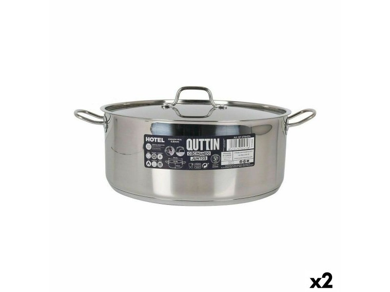Касерола с Капак Quttin Hotel ø 34 x 13 cm (2 броя)