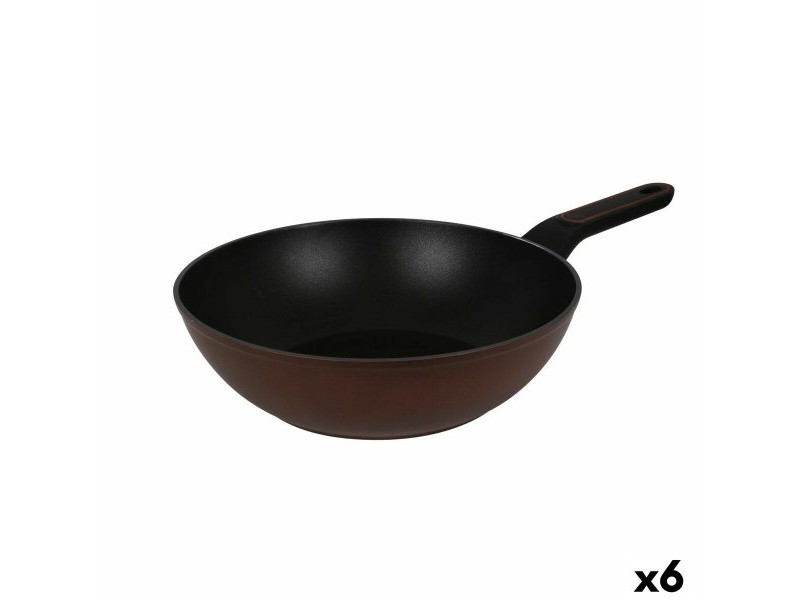 Тиган Quttin Sahara Закален алуминиум Кафяв 48 x 29 x 8 cm (6 броя)