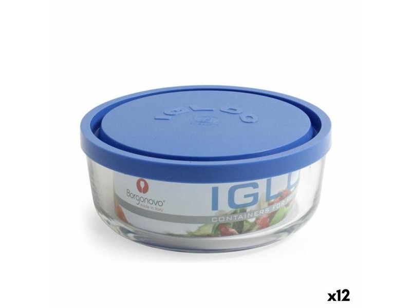 Буркан Borgonovo 6277515 Син С капак 800 ml (15 cm)
