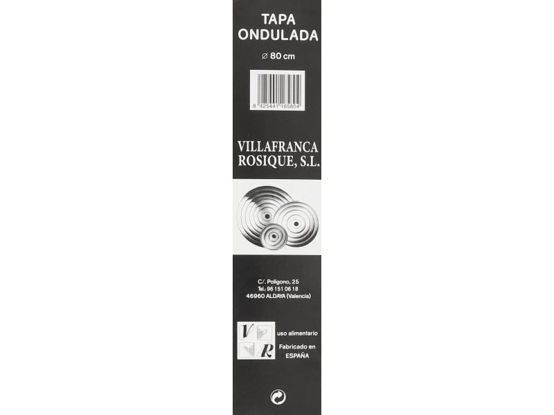 Капак за Тиган за Пържене VR Алуминий 80 x 80 x 3 cm (4 броя)