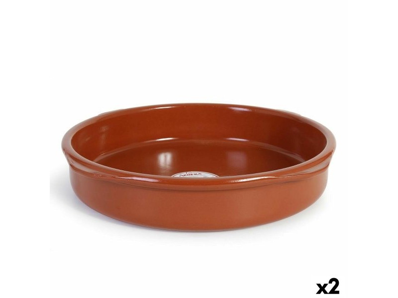 Тенджера Azofra Печена глина 43 x 43 x 7,5 cm (2 броя)