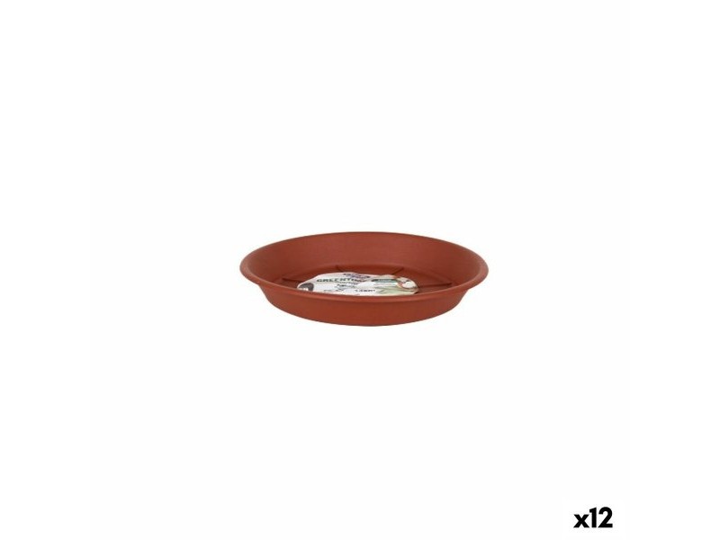 Чинийка за Саксия Dem Greentime Кафяв ø 14 x 2 cm (12 броя)