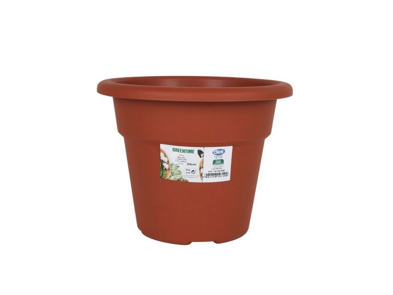 Саксия Dem Greentime Кръгъл Кафяв ø 20 x 15,75 cm (12 броя)