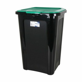Кошче за Боклук Tontarelli Coverline Зелен 44 L Черен 38,5 x 34,5 x 54,5 cm (6 броя)