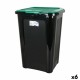 Кошче за Боклук Tontarelli Coverline Зелен 44 L Черен 38,5 x 34,5 x 54,5 cm (6 броя)