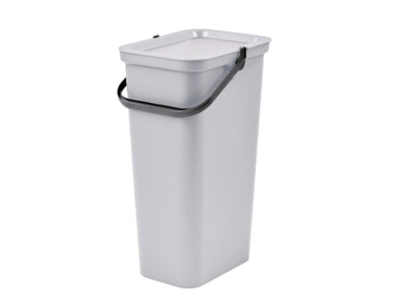 Кошче за Рециклирани Отпадъци Tontarelli Moda 24 L Бял (6 броя)