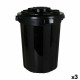 Кошче за Боклук Dem Hop Черен 70 L (3 броя)