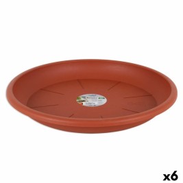 Чинийка за Саксия Dem Squares Кафяв 39,5 cm (6 броя)