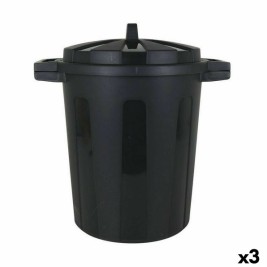 Кошче за Боклук Dem 50 L Черен 55 x 41 x 54 cm (3 броя)