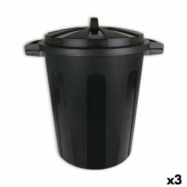 Кошче за Боклук Dem 70 L Черен 56 x 45 x 60 cm (3 броя)