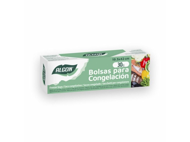 Комплект торбички за многократна употреба Algon 30 Части 19,5 x 42 cm (24 броя)