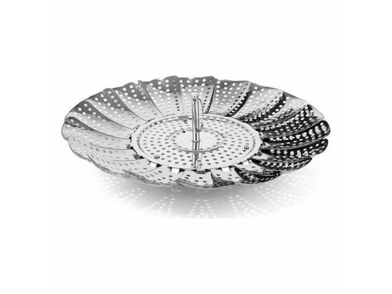 Уред за Готвене на Пара Quttin Неръждаема стомана 14 cm (12 броя) (22,5 x 14 cm) Уред за Готвене на Пара Quttin Неръждаема стомана 14 cm (12 броя) (22,5 x 14 cm)