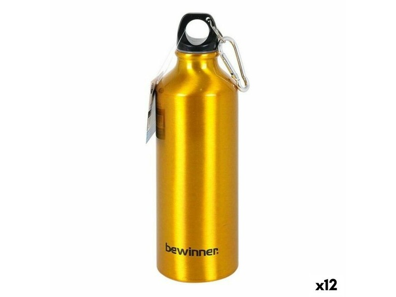 Бутилка за вода Bewinner Алуминий 500 ml 6,5 x 21 cm (12 броя) (500 ml)