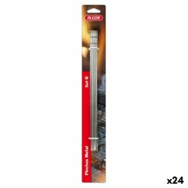 Комплект Шишове за Барбекю Algon Метал 6 Части (24 броя) (35 x 2,5 mm)