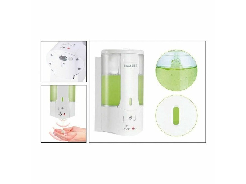 Дозатор за Сапун Basic Home 400 ml 0,4 l Електриково Стенен (6 броя)