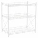 Лавица Confortime Метал Бял 52 x 34 x 55 cm (2 броя)