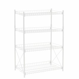 Лавица Confortime Метал Бял 52 x 34 x 86 cm (2 броя)