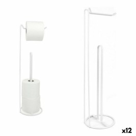 Поставка за Тоалетна Хартия Confortime Бял 15 x 15 x 54 cm (12 броя)