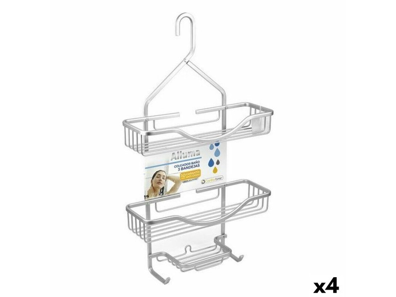Стелажи за Баня Confortime Alluma 35,6 x 12 x 63,5 cm (4 броя)