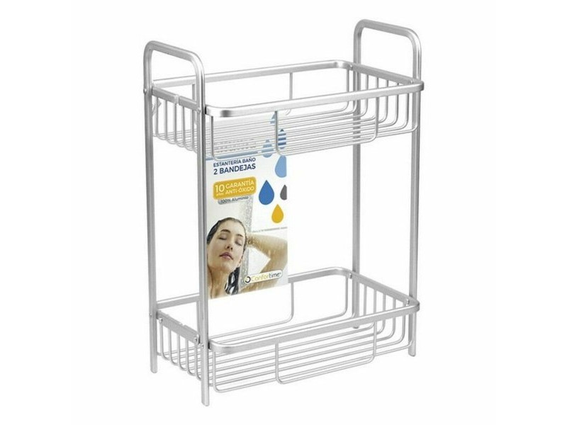 Стелажи за Баня Confortime Alluma 29 x 18 x 40 cm (4 броя)