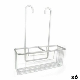 Стелажи за Баня Confortime Alluma Сребрист Алуминий 35,7 x 12,7 x 44,5 cm (6 броя)