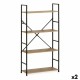 Лавица Confortime 4 Рафтове Метал 58,6 x 23,5 x 112 cm (2 броя)