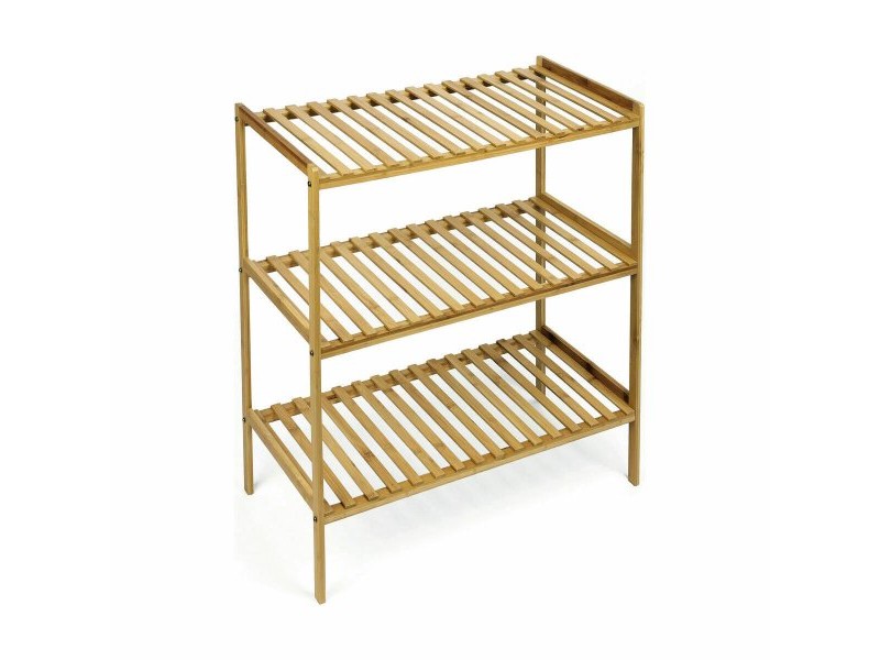 Лавица Confortime Естествен Бамбук 70 x 35 x 76,2 cm (2 броя)