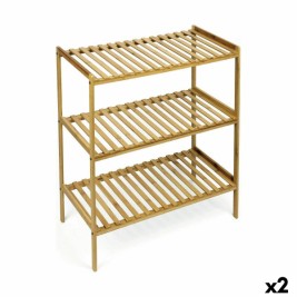 Лавица Confortime Естествен Бамбук 70 x 35 x 76,2 cm (2 броя)