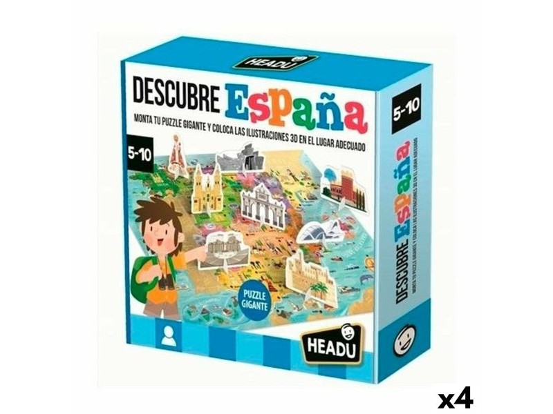 Образователна Игра HEADU Descubre España (4 броя)