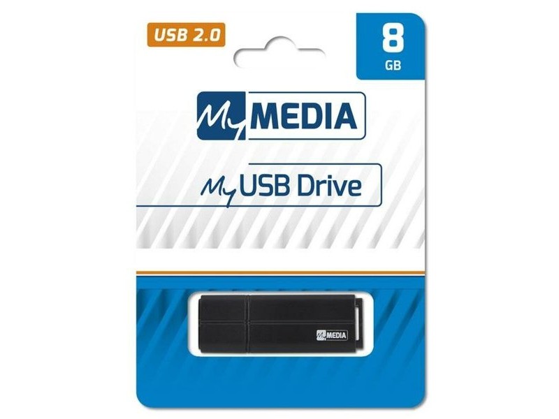 USB стик MyMedia Черен 8 GB