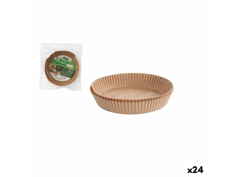 Хартия за фритюрник на въздух Algon 24 cm Фритюрник без Мазнина (24 броя)