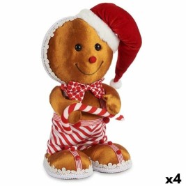 Декоративна фигурка Krist+ Кафяв Червен Бисквита 19 x 33 x 15 cm (4 броя)
