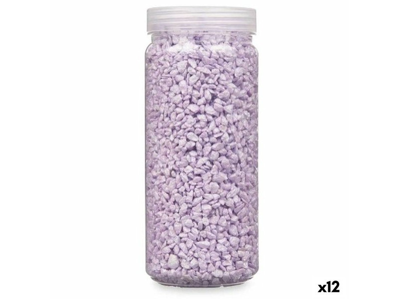 Декоративни Камъни Gift Decor Люляк 2 - 5 mm 700 g 6,5 x 15,5 x 6,5 cm 6,2 x 15,3 x 6,2 cm (12 броя)