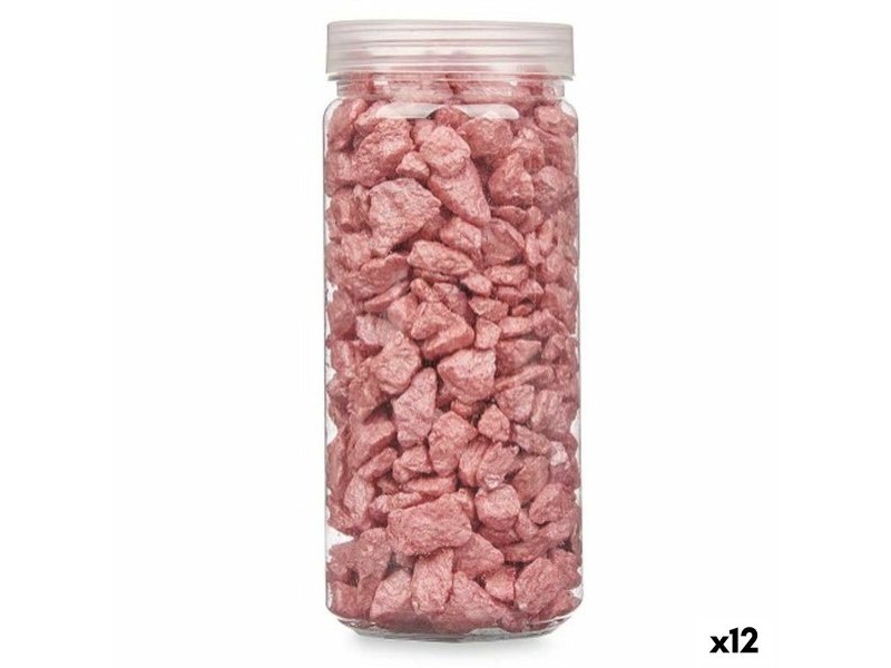 Декоративни Камъни Gift Decor Червен 10 - 20 mm 700 g 6,2 x 15,3 x 6,2 cm 6,5 x 15,8 x 6,5 cm (12 броя)
