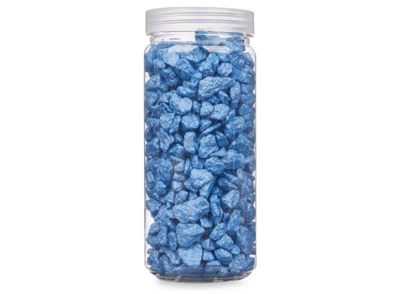 Декоративни Камъни Gift Decor Син 10 - 20 mm 700 g 6,2 x 15,3 x 6,2 cm 6,5 x 15,8 x 6,5 cm (12 броя)