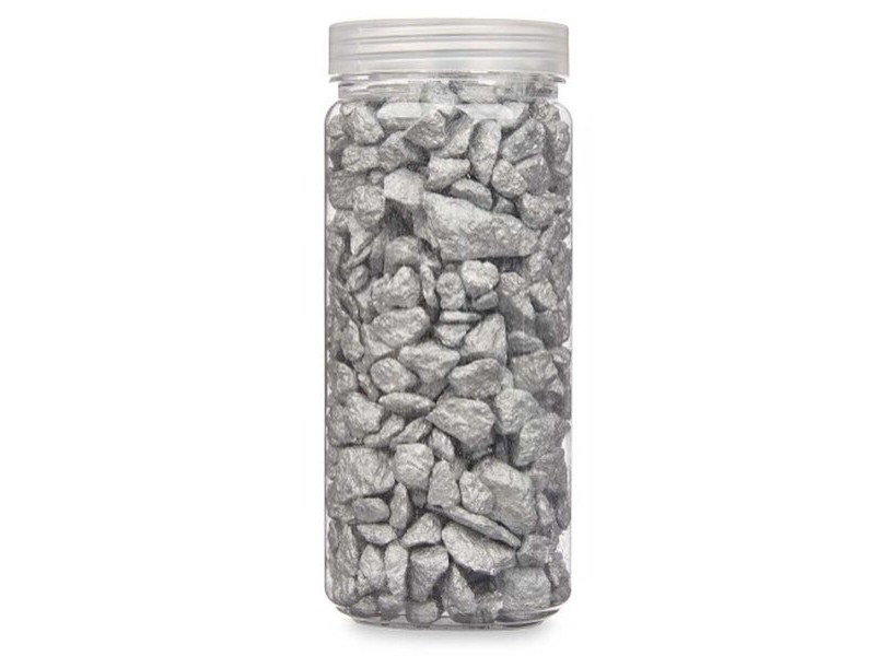 Декоративни Камъни Gift Decor Сребрист 10 - 20 mm 700 g 6,2 x 15,3 x 6,2 cm 6,5 x 15,8 x 6,5 cm (12 броя)