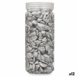 Декоративни Камъни Gift Decor Сребрист 10 - 20 mm 700 g 6,2 x 15,3 x 6,2 cm 6,5 x 15,8 x 6,5 cm (12 броя)