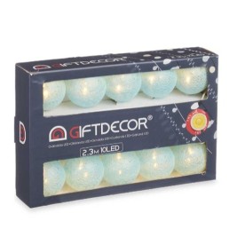 Гирлянда от LED Светлини Gift Decor Син 2,3 m 31 x 20 x 6,5 cm Pall (12 броя)