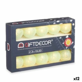 Гирлянда от LED Светлини Gift Decor Зелен 2,3 m 31 x 20 x 6,5 cm Pall (12 броя)