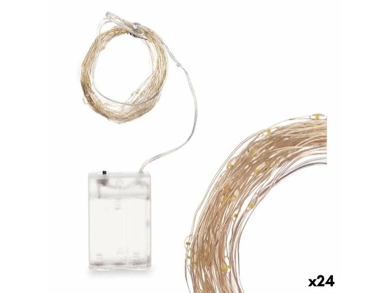 Гирлянда от LED Светлини Gift Decor Бял Топла светлина 5,4 m 16 x 10 x 6 cm (24 броя)