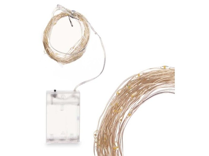 Гирлянда от LED Светлини Gift Decor Бял Топла светлина 15,4 m 16 x 10 x 6 cm (12 броя)