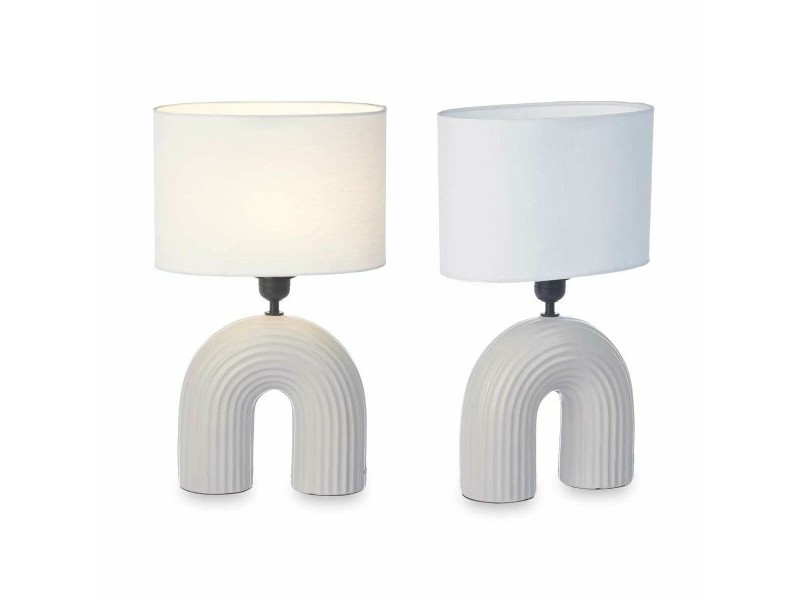 Настолна лампа Gift Decor цвят тюркоаз Лилав 60 W Мост 4 броя