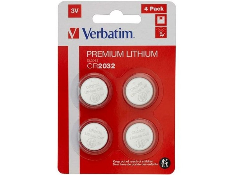 Батерии Verbatim CR2032  4 Части 20 броя 3V