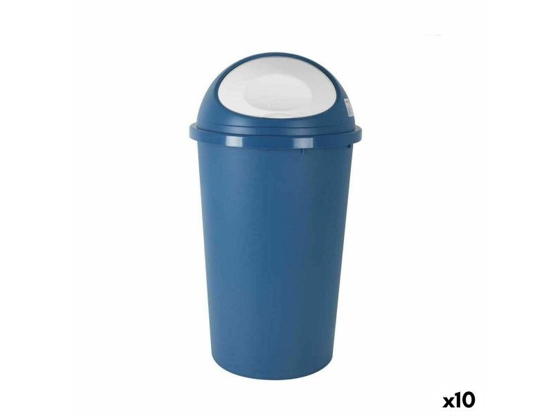 Кошче за Боклук Tontarelli Big hoop Син Бял 50 L (10 броя)