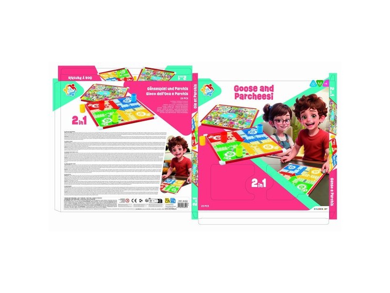 Настолна игра CB Games 32 x 32 x 1 cm (25 Части) (6 броя)