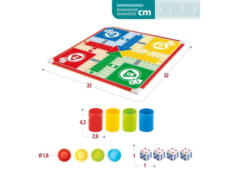 Настолна игра CB Games 32 x 32 x 1 cm (25 Части) (6 броя)