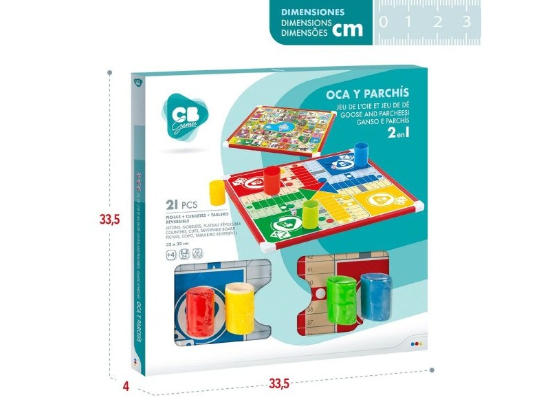 Настолна игра CB Games 32 x 32 x 1 cm (25 Части) (6 броя)