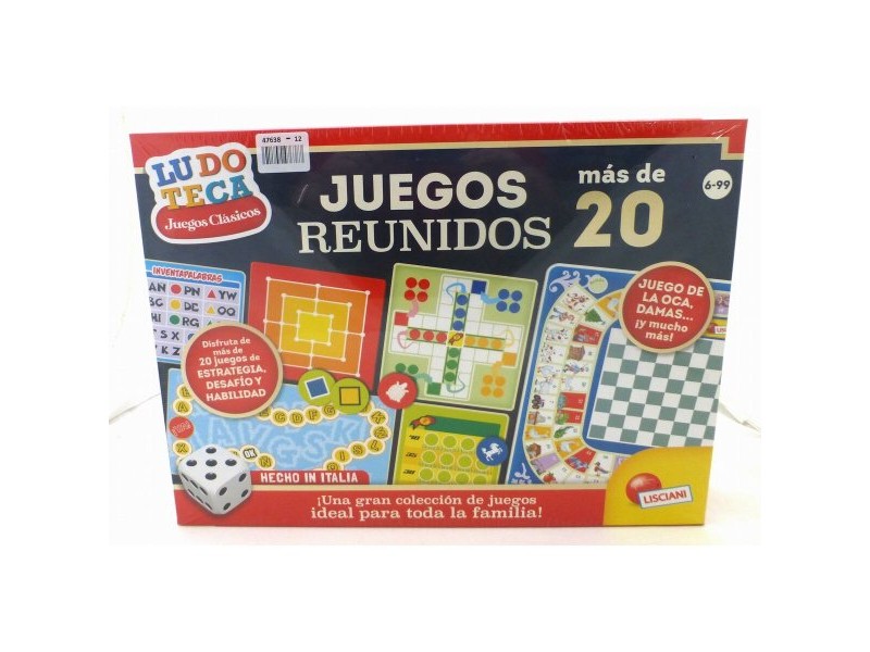 Настолна игра Lisciani Giochi Juegos reunidos 40 x 0,1 x 33 cm ES (12 броя)