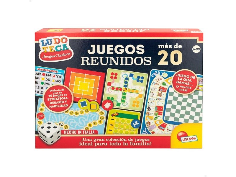 Настолна игра Lisciani Giochi Juegos reunidos 40 x 0,1 x 33 cm ES (12 броя)
